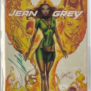 J SCOTT CAMPBELL JEAN GREY # 1 SIGNED WITH COA