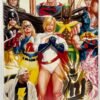 DC COMICS JUSTICE SOCIETY OF AMERICA # 26 COVER BY ALEX ROSS SET OF 3 (to complete full mosaique).