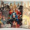DC COMICS JUSTICE SOCIETY OF AMERICA # 26 COVER BY ALEX ROSS SET OF 3 (to complete full mosaique).