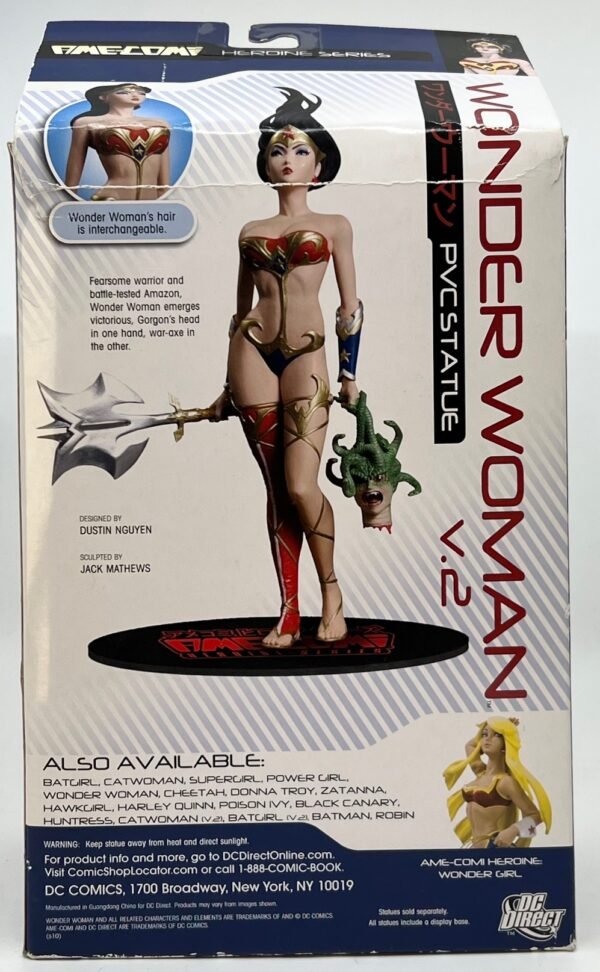 DC COMICS & DC DIRECT AME COMI #1 AND AME COMI WONDER WOMAN (open box)HEROINE SERIES FIGURE