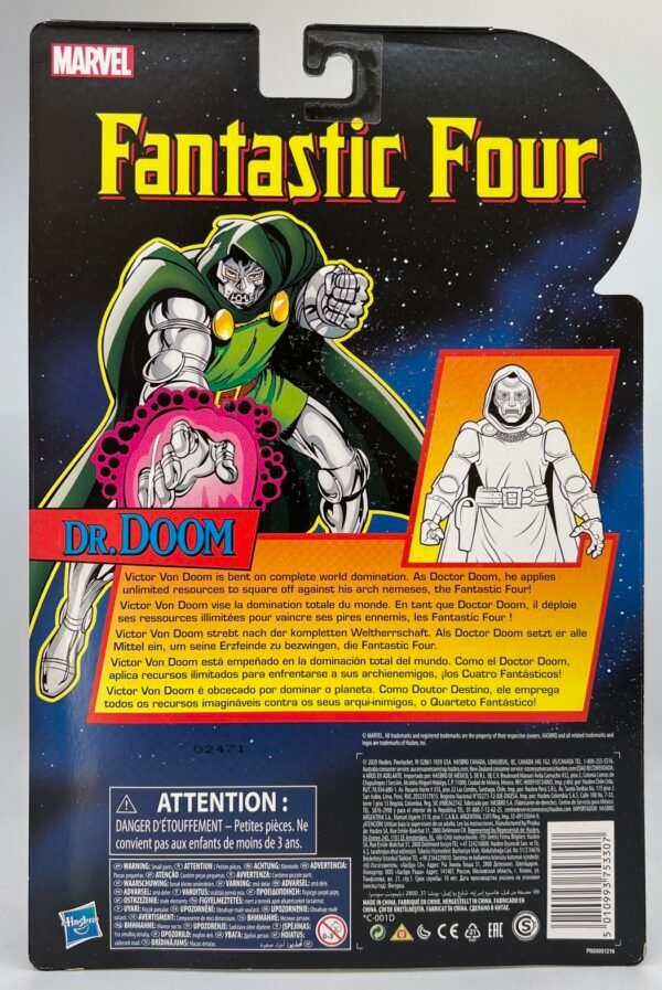 HASBRO MARVEL LEGENDS RETRO CARD DR DOOM ACTION FIGURE NEW