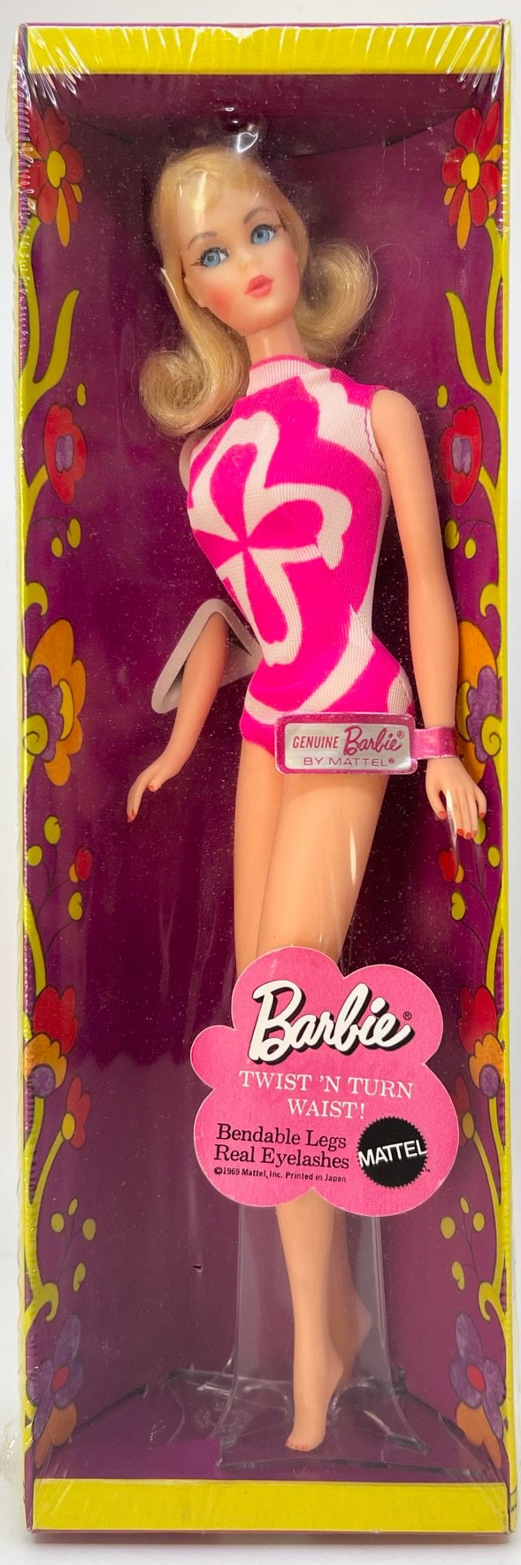 MATTEL 1969 TWIST N' TURN BARBIE NEW IN PACKAGE NRFB