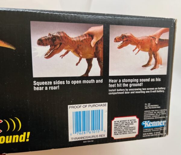 IMG_4738 (2) KENNER JURASSIC PARK 1993 TYRANNOSAURUS REX T REX action figure new in package.The best condition you'll find on the market today!