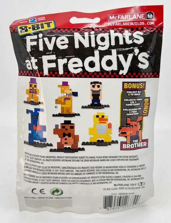 MCFARLANE FIVE NIGHTS AT FREDDY'S 8 BIT FNAF SERIES 2 THE BITE SUPER RARE NEW