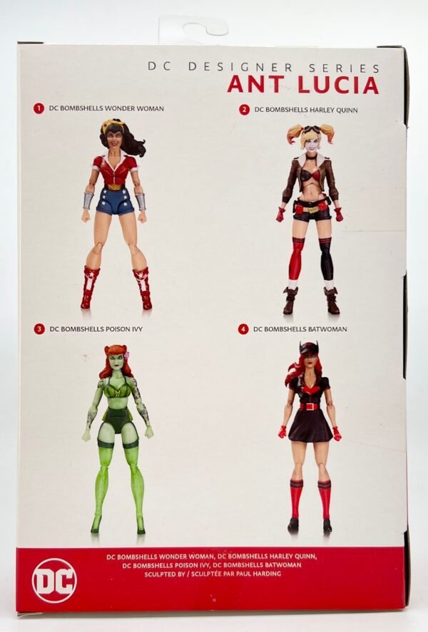 DC COLLECTIBLES HARLEY QUINN ANT LUCIA DC BOMBSHELLS ACTION FIGURE NEW