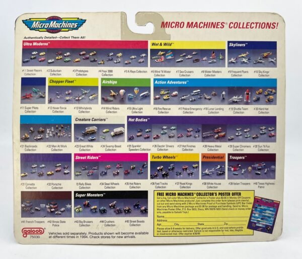 GALOOB MICRO MACHINES 1993 CREATURE CARRIERS SHARK RARE