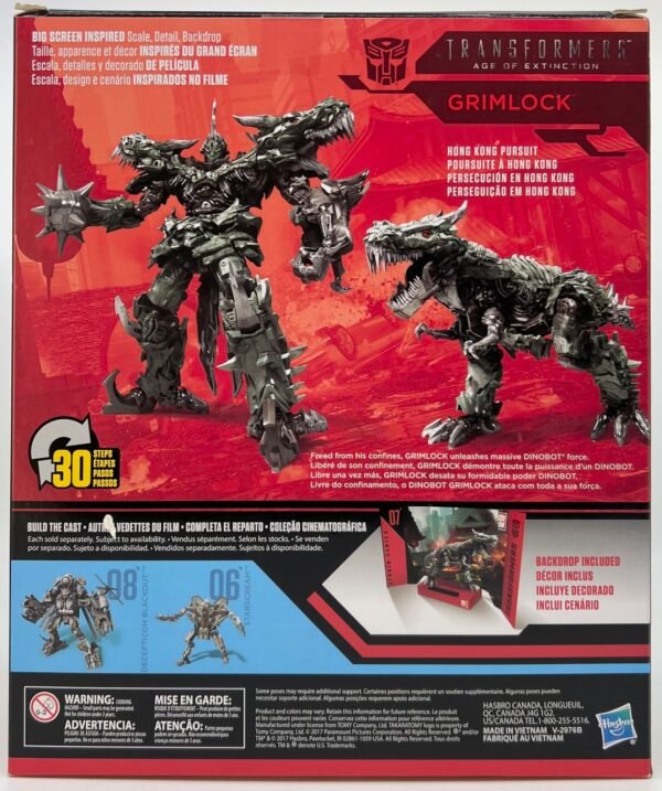 IMG_5380 HASBRO TRANSFORMERS STUDIO SERIES GRIMLOCK ACTION FIGURE TAKARA TOMY 2017 NEW DINOBOTS