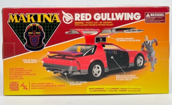 RAMEN TOY MAKINA RED GULLWING MASK RARE