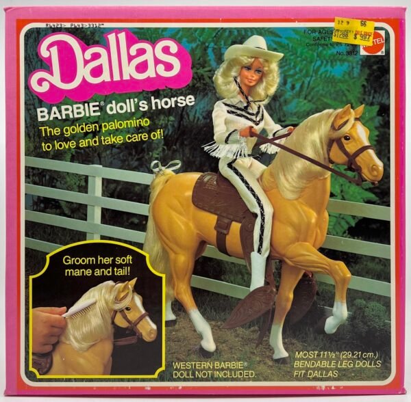 MATTEL 1980 BARBIE DALLAS HORSE OPEN BOX BUT COMPLETE