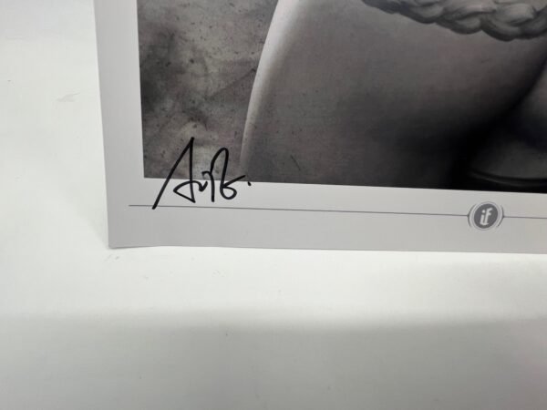 CAMMY STREET FIGHTER CAPCOM ART PRINT ARTGERM SIGNED WITHOUT COA