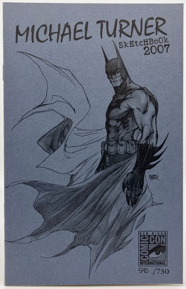 MICHAEL TURNER SKETCHBOOK 2007 SDCC EXCLUSIVE