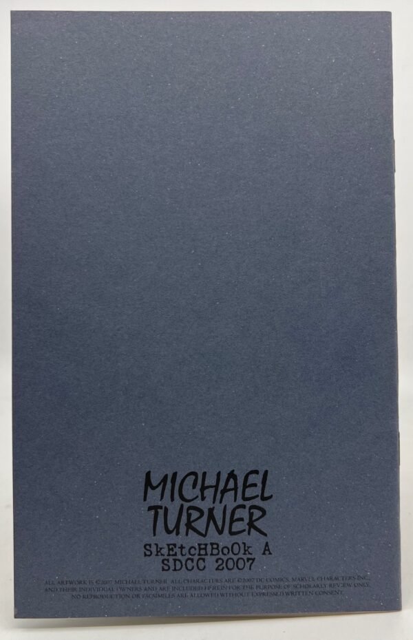 MICHAEL TURNER SKETCHBOOK 2007 SDCC EXCLUSIVE