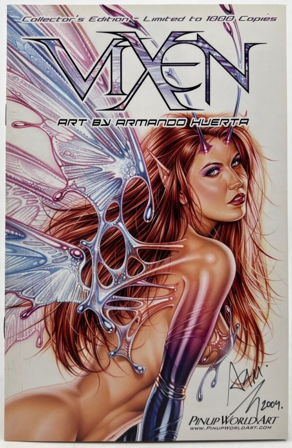 ARMANDO HUERTA PIN UP ART BOOK 2009 SIGNED SDCC EXCLUSIVE