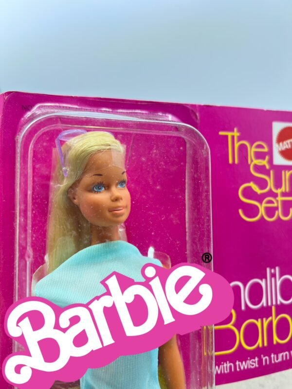 MATTEL THE SUN SET MALIBU BARBIE 1971 new sealed (watermark added per google merchant center requirements)