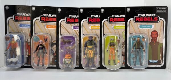 HASBRO STAR WARS REBELS HASLAB EXCLUSIVE ACTION FIGURES(NO GHOST STARSHIP) PLUS SABINE AND CHOPPER