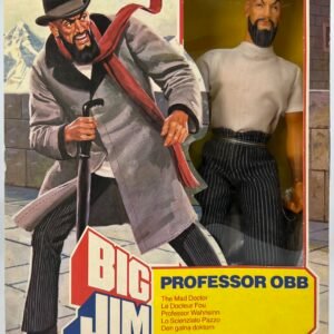 MATTEL 1982 BIG JIM SPY SERIES PROFESSOR OBB action figure new sealed