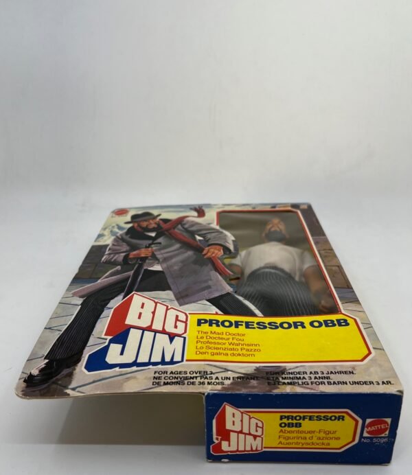 IMG_7553 MATTEL 1982 BIG JIM SPY SERIES PROFESSOR OBB ACTION FIGURE NEW NRFB