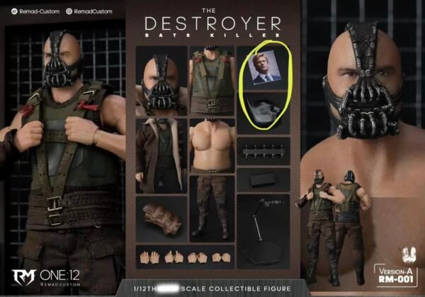 REMAD Destroyer action figure NEW (open box) NOT complete...US seller,last one in stock