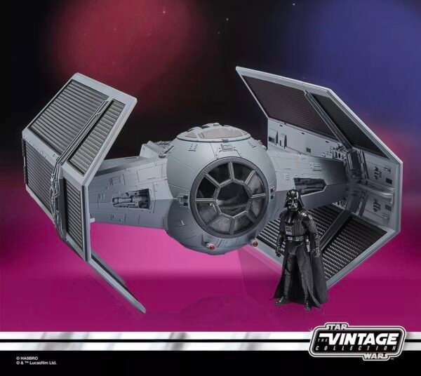Hasbro Pulse exclusive Star Wars The vintage Collection Darth Vader's TIE Advanced with carded action figure