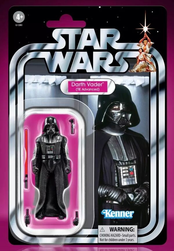 Hasbro Pulse exclusive Star Wars The vintage Collection Darth Vader's TIE Advanced with carded action figure