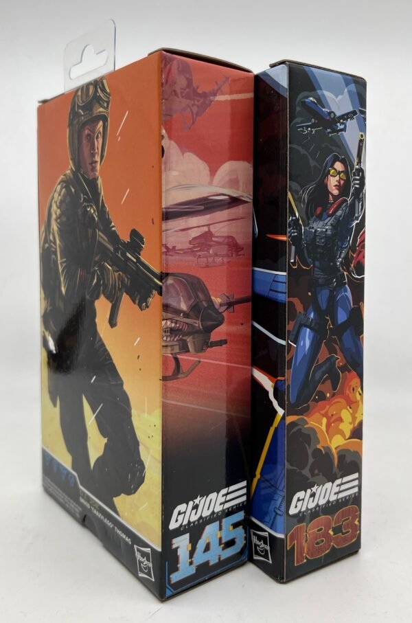 HASBRO GI JOE Classified Haslab Exclusive Baroness and David "crazylegs" Thomas set New In Box Never open US Seller