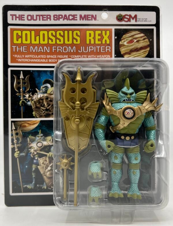 Four Horsemen Studios The Outer Space Men  Colossus Rex (2014 Reissue) Colorforms Edition Action Figure