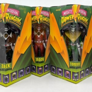 Super7 Mighty Morphin Power Rangers ULTIMATES Deluxe 7 Inch Action Figure set of 5