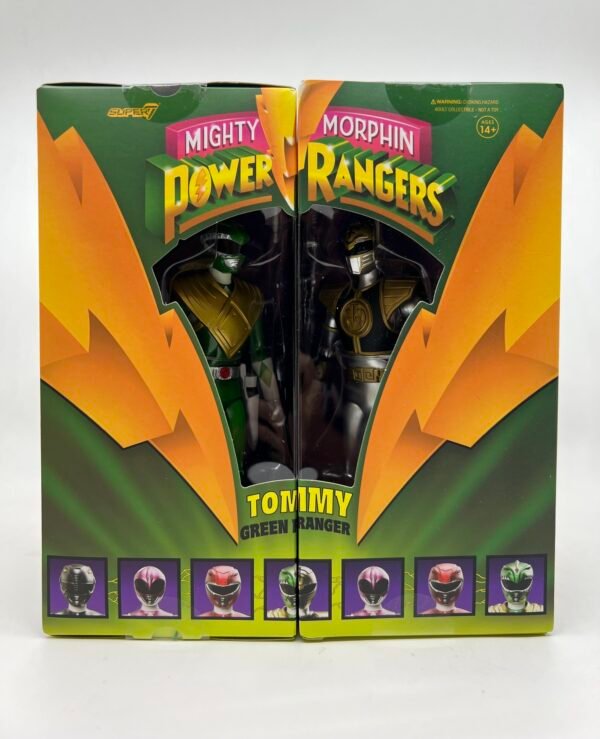 Super7 Mighty Morphin Power Rangers ULTIMATES Deluxe 7 Inch Action Figure set of 5