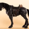 Fish Toys Basic Horse 1/12 scale US seller 2 versions in stock black and brown