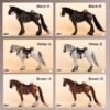 Fish Toys Basic Horse 1/12 scale US seller 2 versions in stock black and brown
