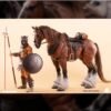 Fish Toys Basic Horse 1/12 scale US seller 2 versions in stock black and brown