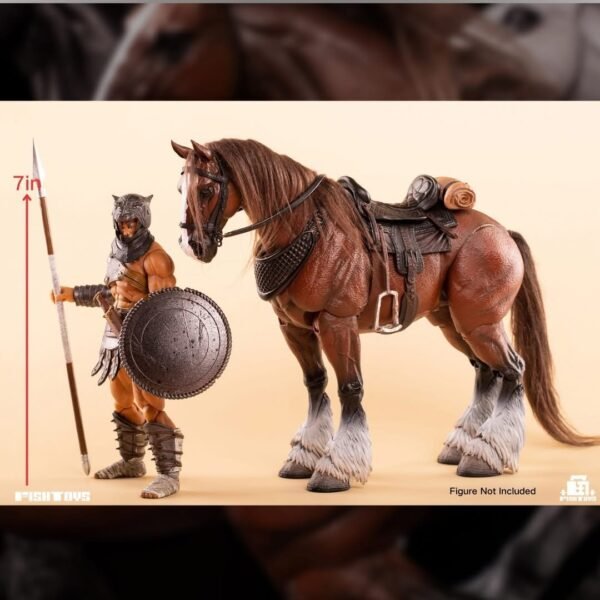 Fish Toys Basic Horse 1/12 scale US seller 2 versions in stock black and brown