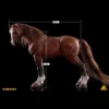 Fish Toys Basic Horse 1/12 scale US seller 2 versions in stock black and brown