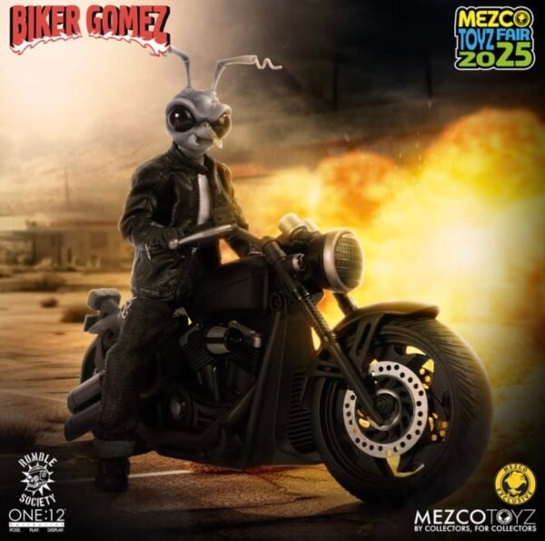 Mezco One:12 Collective Biker Gomez & Motorcycle Deluxe edition IN STOCK! Last one US seller