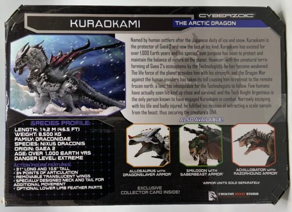 CYBERZOIC Artic Dragon Kuraokami 1/18 Scale New in Stock US Seller