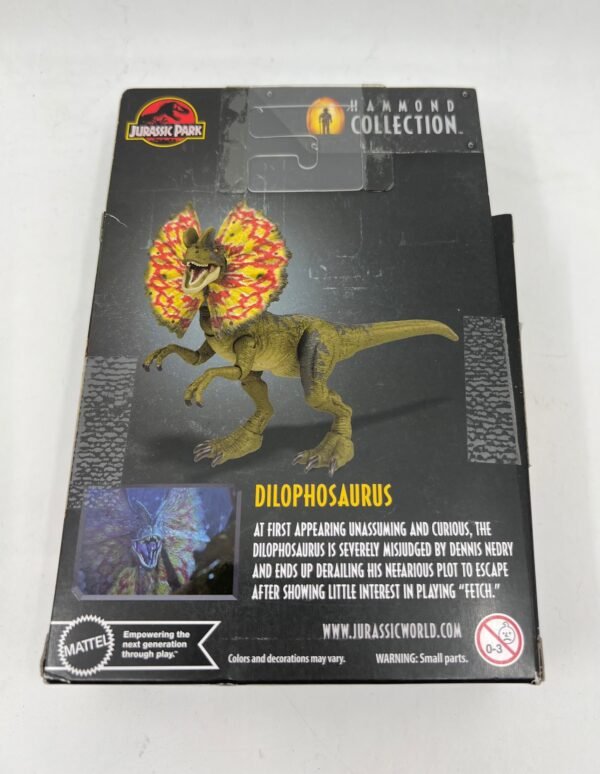 IMG_6289 MATTEL Hammond collection SDCC Dr JOHN HAMMOND and DILOPHOSAURUS Set loose