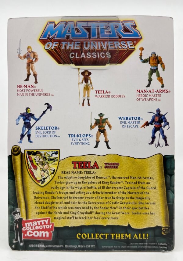 Mattel Masters of the Universe Classics Teela Action Figure MOTU 2009 US Seller