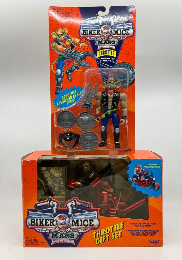 Biker Mice from Mars Motorcycle Throttle Galoob open box 1993