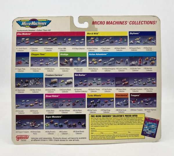 IMG_6734 FIRST SET EVER Micro Machines Deluxe Collection 1988 Series 1 Galoob set of 3