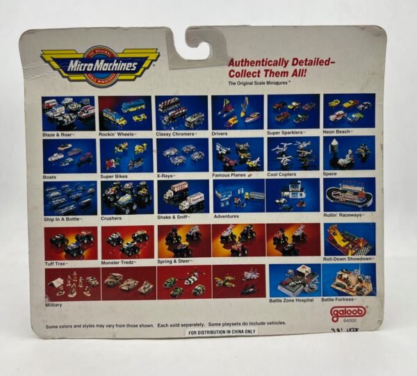 IMG_6739 FIRST SET EVER Micro Machines Deluxe Collection 1988 Series 1 Galoob set of 3