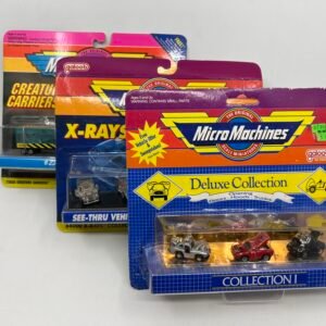 FIRST SET EVER Micro Machines Deluxe Collection 1988 Series 1 Galoob set of 3