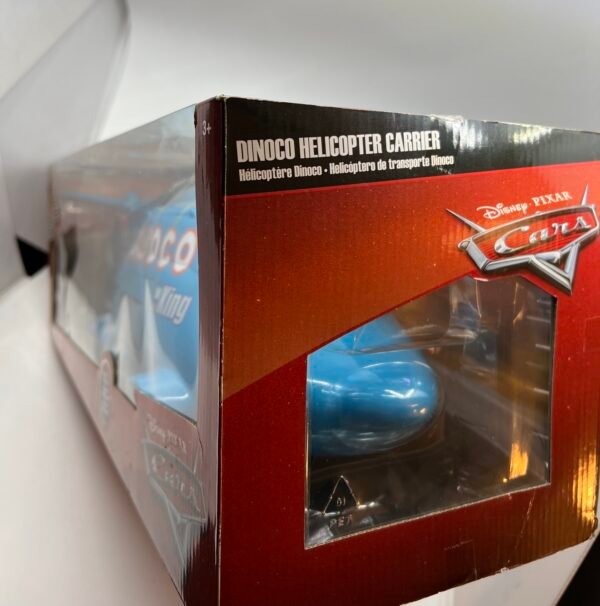Disney Pixar Cars Dinoco Helicopter Carrier 22 Inch Carrying Case Super Rare