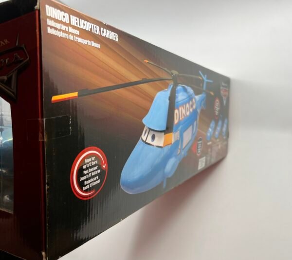 Disney Pixar Cars Dinoco Helicopter Carrier 22 Inch Carrying Case Super Rare