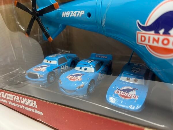 Disney Pixar Cars Dinoco Helicopter Carrier 22 Inch Carrying Case Super Rare