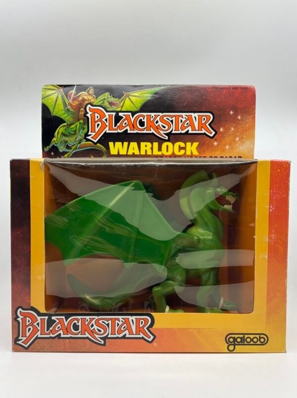 Galoob Vintage 1983 Blackstar Warlock Action Figure NRFB Rare Unpunched