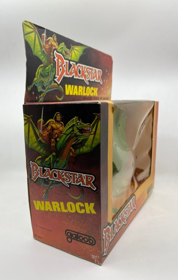 Galoob Vintage 1983 Blackstar Warlock Action Figure NRFB Rare Unpunched