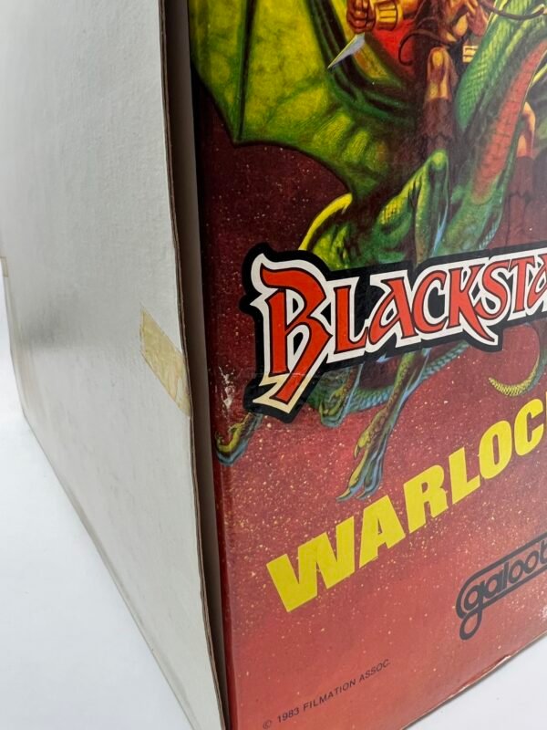 Galoob Vintage 1983 Blackstar Warlock Action Figure NRFB Rare Unpunched