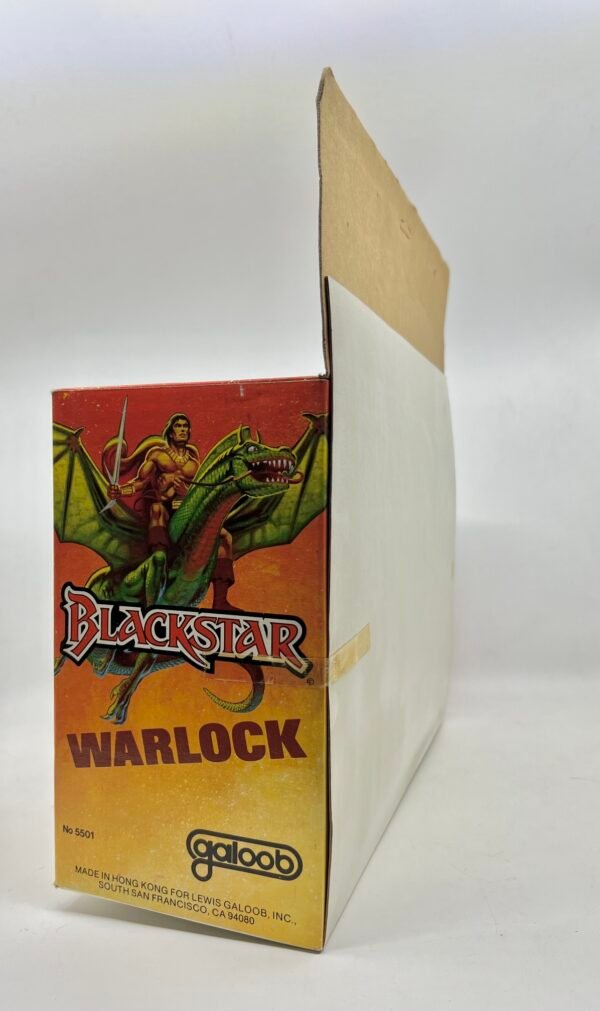Galoob Vintage 1983 Blackstar Warlock Action Figure NRFB Rare Unpunched