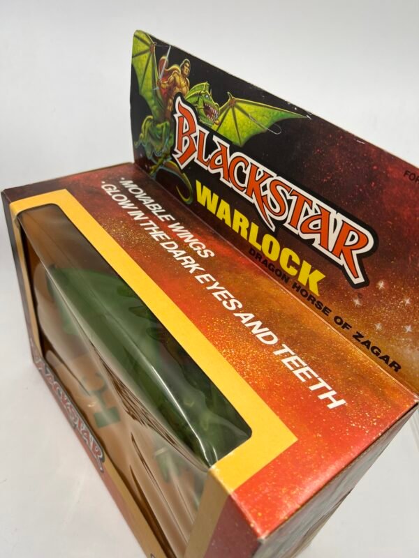 Galoob Vintage 1983 Blackstar Warlock Action Figure NRFB Rare Unpunched