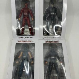 IMG_6697 Fwoosh Articulated Icons Feudal Series Ninja Action Figure 4 set
